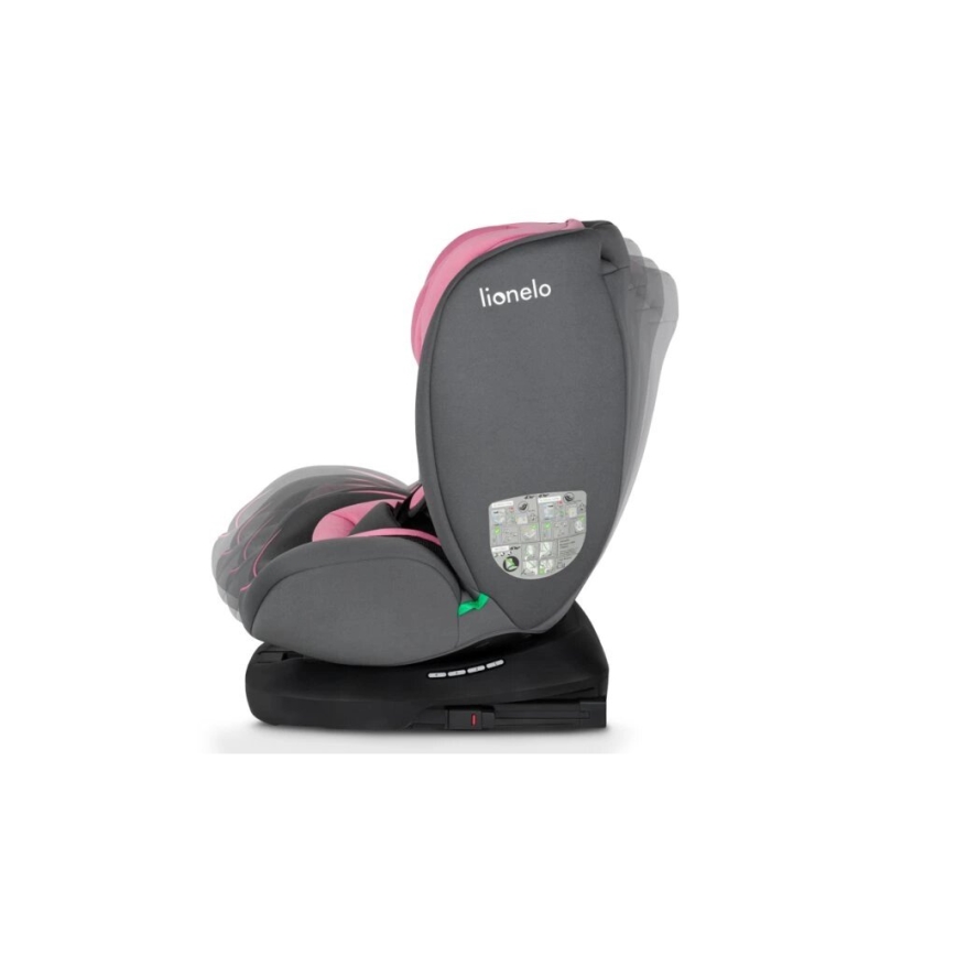 Lionelo - Auto sedište BASTIAAN i-Size 40-150 cm sivo/roze