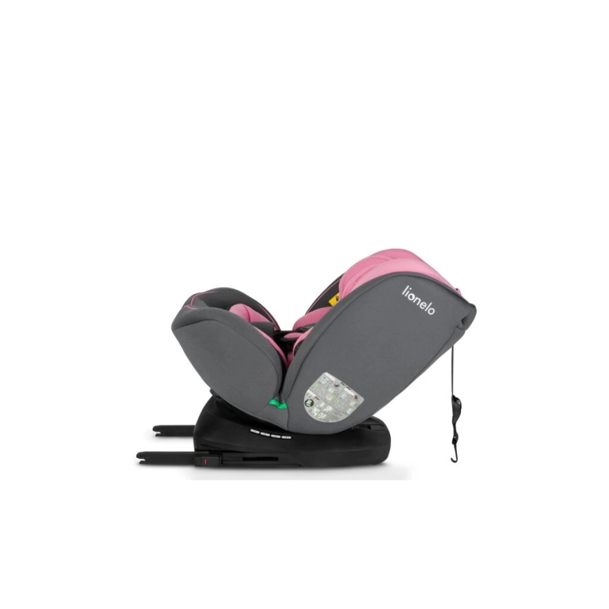 Lionelo - Auto sedište BASTIAAN i-Size 40-150 cm sivo/roze