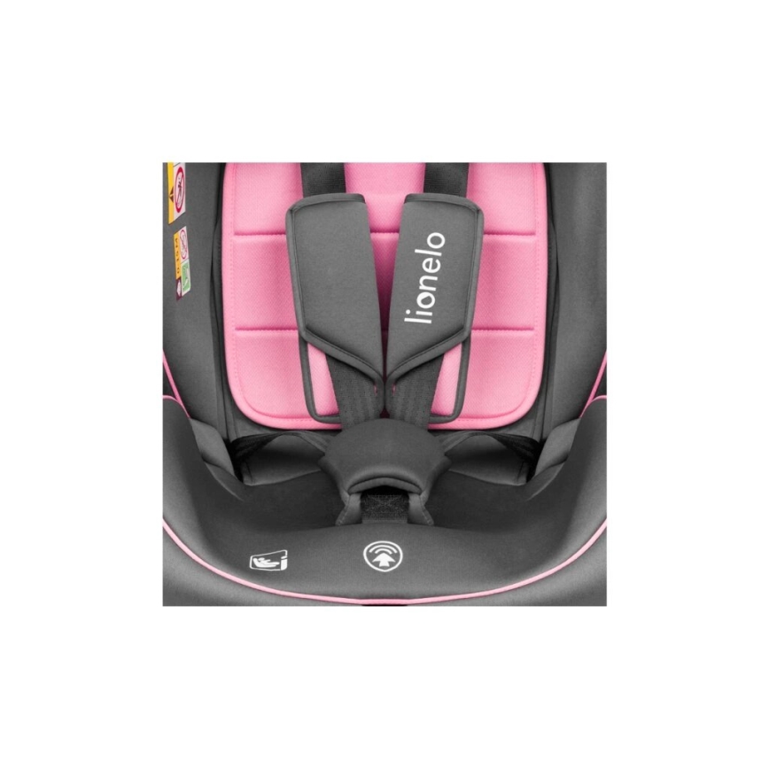 Lionelo - Auto sedište BASTIAAN i-Size 40-150 cm sivo/roze