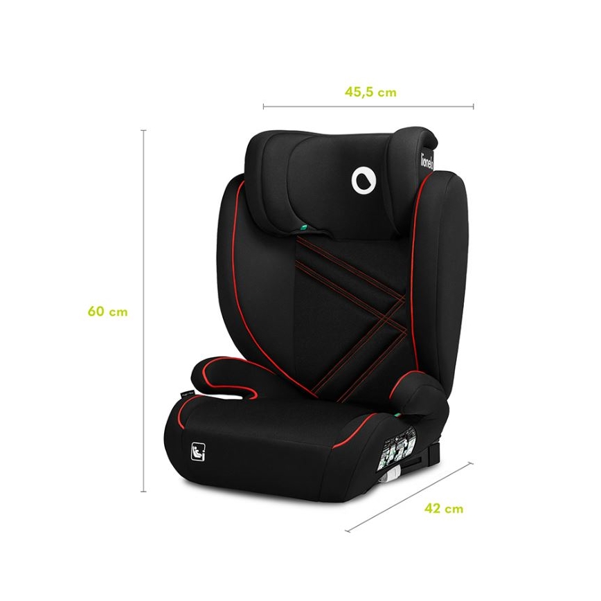 Lionelo - Auto sedište HUGO i-Size 100-150 cm crno/crveno