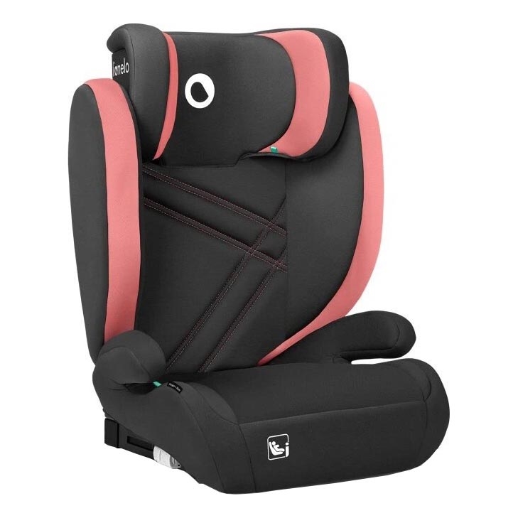 Lionelo - Auto sedište HUGO i-Size 100-150 cm crno/roze