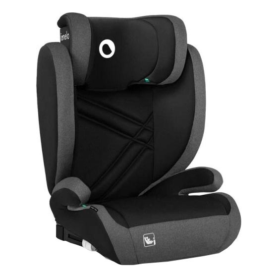 Lionelo - Auto sedište HUGO i-Size 100-150 cm crno/sivo