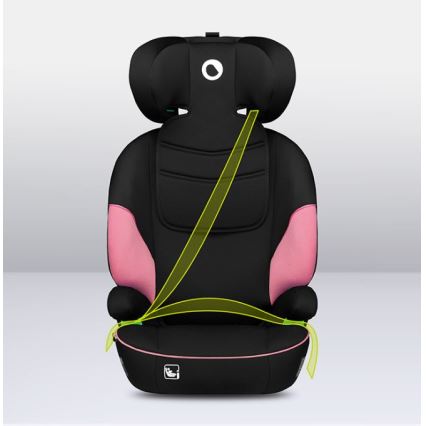 Lionelo - Auto sedište LARS i-Size 100-150 cm crno/roze