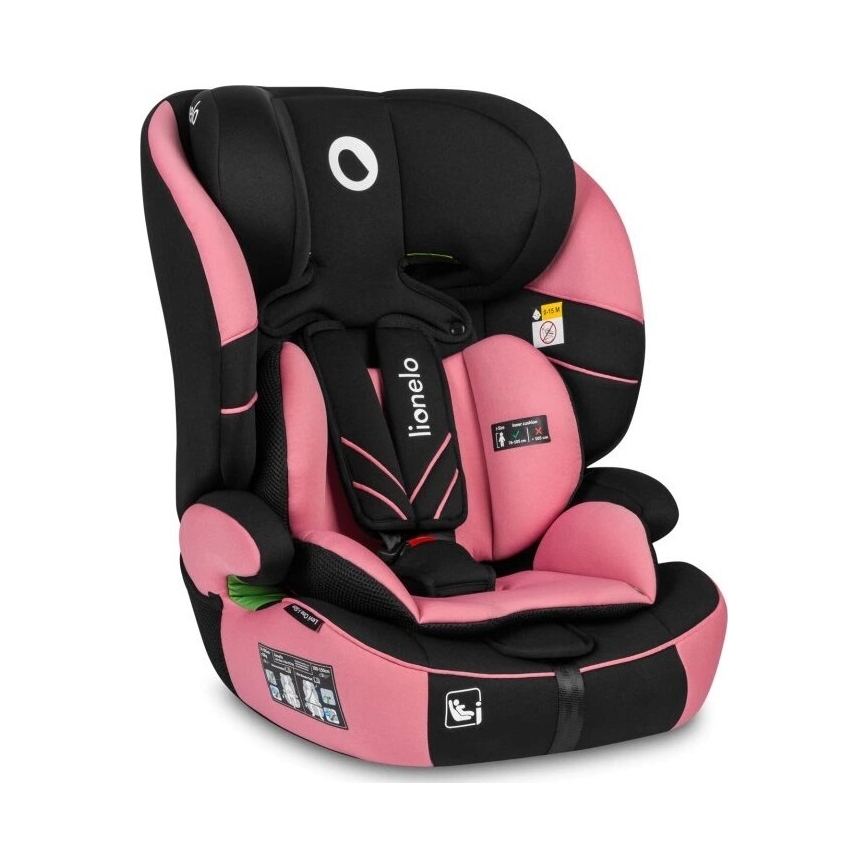 Lionelo - Auto sedište LEVI ONE i-Size 76-150 cm crno/roze