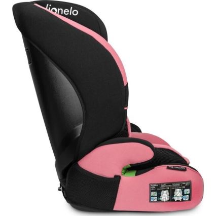 Lionelo - Auto sedište LEVI ONE i-Size 76-150 cm crno/roze