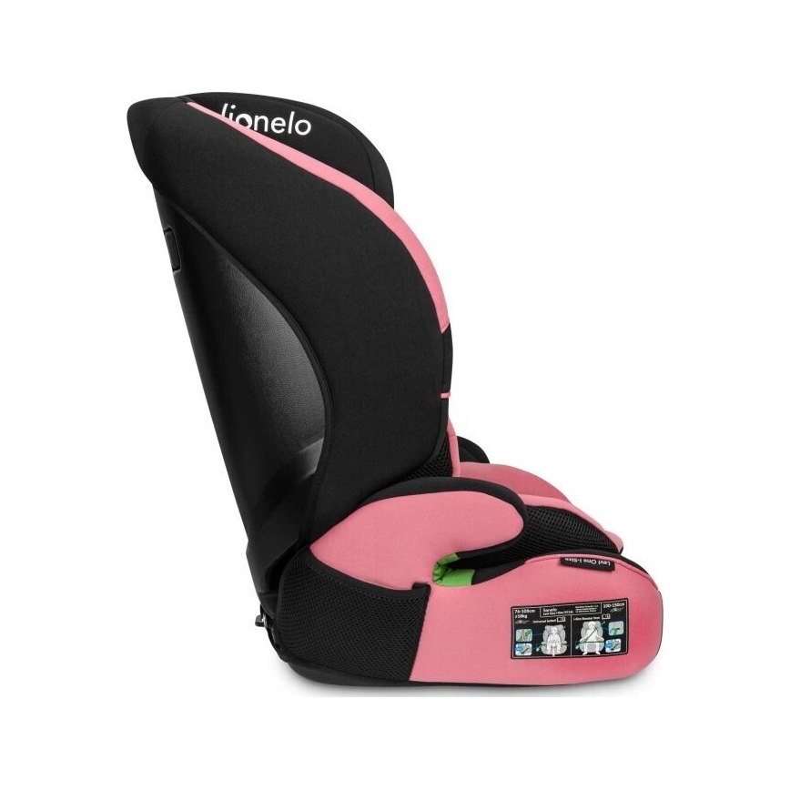 Lionelo - Auto sedište LEVI ONE i-Size 76-150 cm crno/roze