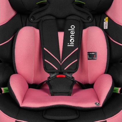 Lionelo - Auto sedište LEVI ONE i-Size 76-150 cm crno/roze