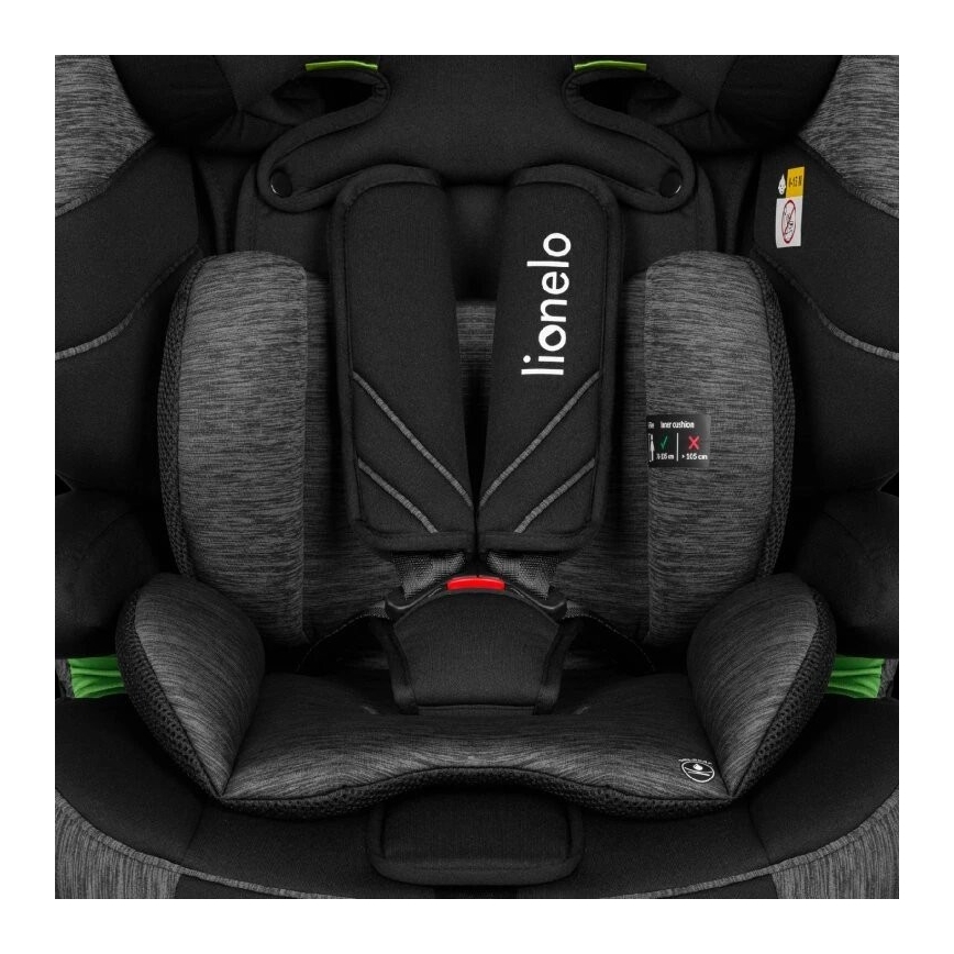 Lionelo - Auto sedište LEVI ONE i-Size 76-150 cm crno/sivo