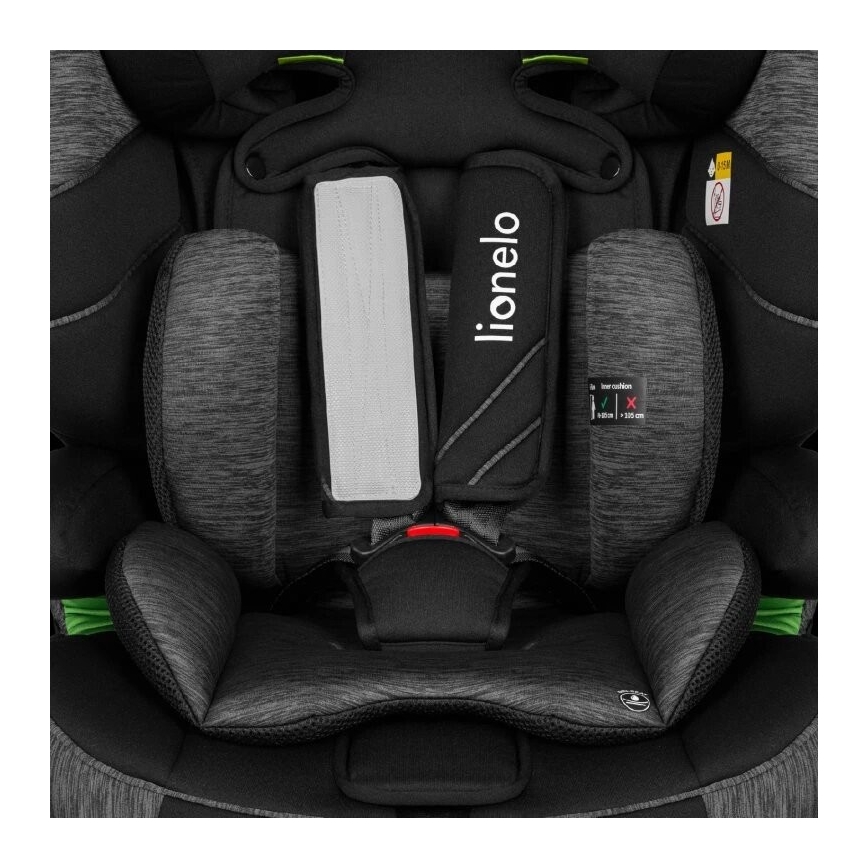 Lionelo - Auto sedište LEVI ONE i-Size 76-150 cm crno/sivo