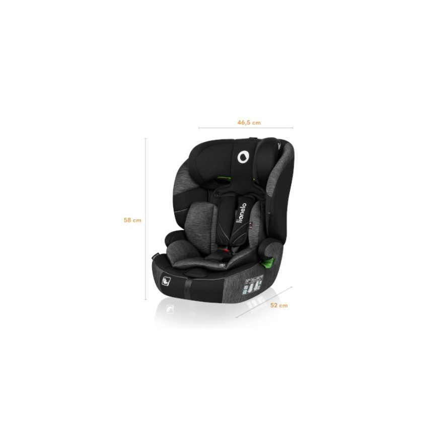 Lionelo - Auto sedište LEVI ONE i-Size 76-150 cm crno/sivo