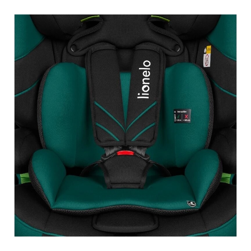 Lionelo - Auto sedište LEVI ONE i-Size 76-150 cm crno/zelena