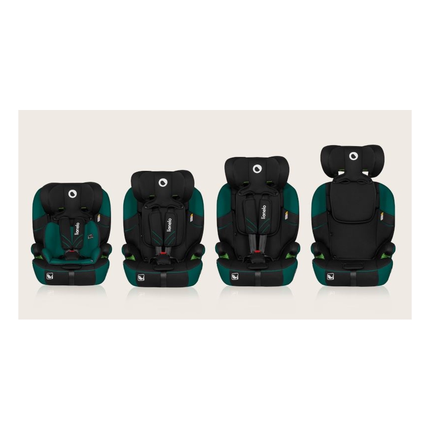 Lionelo - Auto sedište LEVI ONE i-Size 76-150 cm crno/zelena