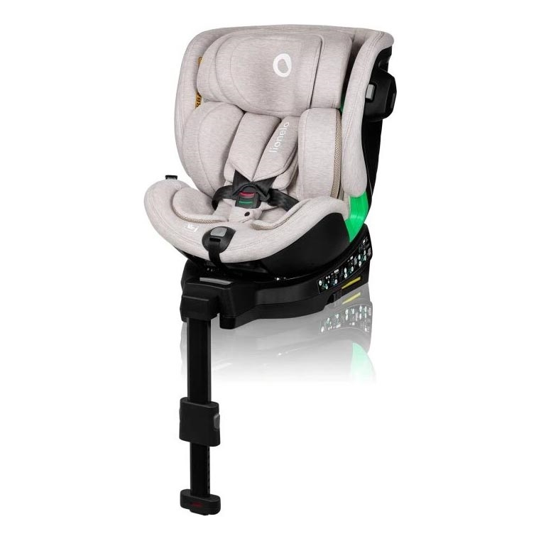 Lionelo - Auto sedište sa bazom rotirajuća HARMONY i-Size 40-150 cm bež