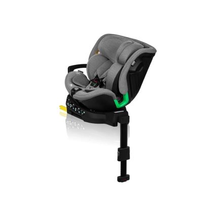 Lionelo - Auto sedište sa bazom rotirajuća HARMONY i-Size 40-150 cm crno/sivo