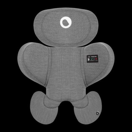 Lionelo - Auto sedište sa bazom rotirajuća HARMONY i-Size 40-150 cm crno/sivo