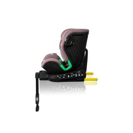 Lionelo - Auto sedište sa bazom rotirajuća HARMONY i-Size 40-150 cm roze