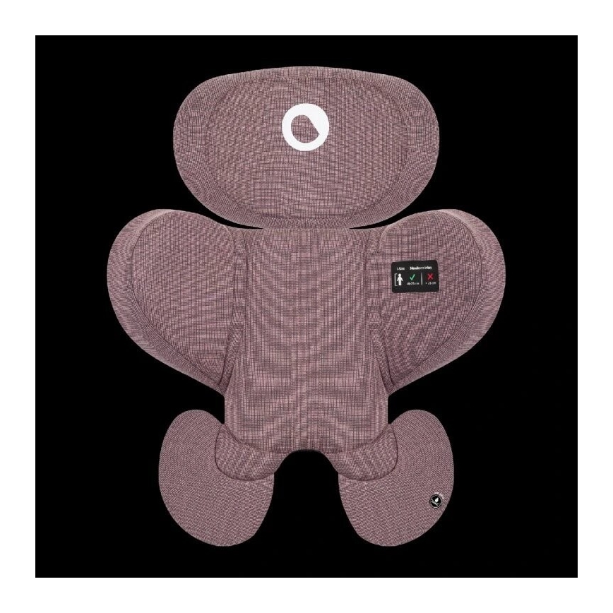 Lionelo - Auto sedište sa bazom rotirajuća HARMONY i-Size 40-150 cm roze