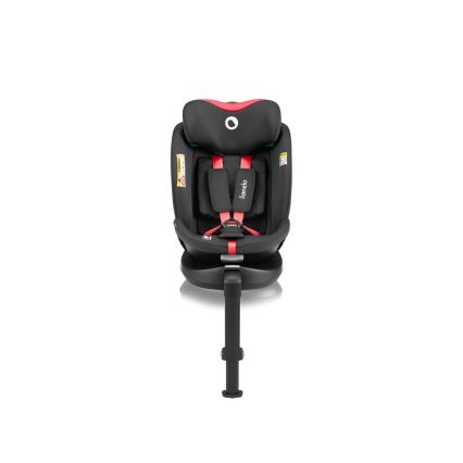 Lionelo - Auto sedište sa bazom rotirajuća NAVY i-Size 40-150 cm crno/crveno