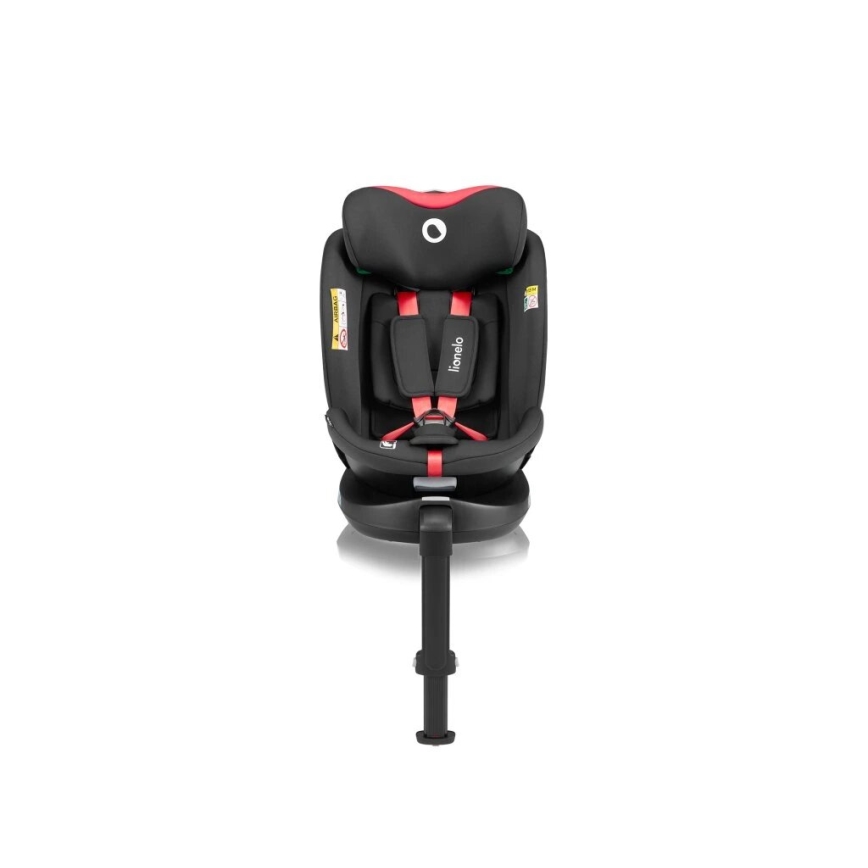 Lionelo - Auto sedište sa bazom rotirajuća NAVY i-Size 40-150 cm crno/crveno