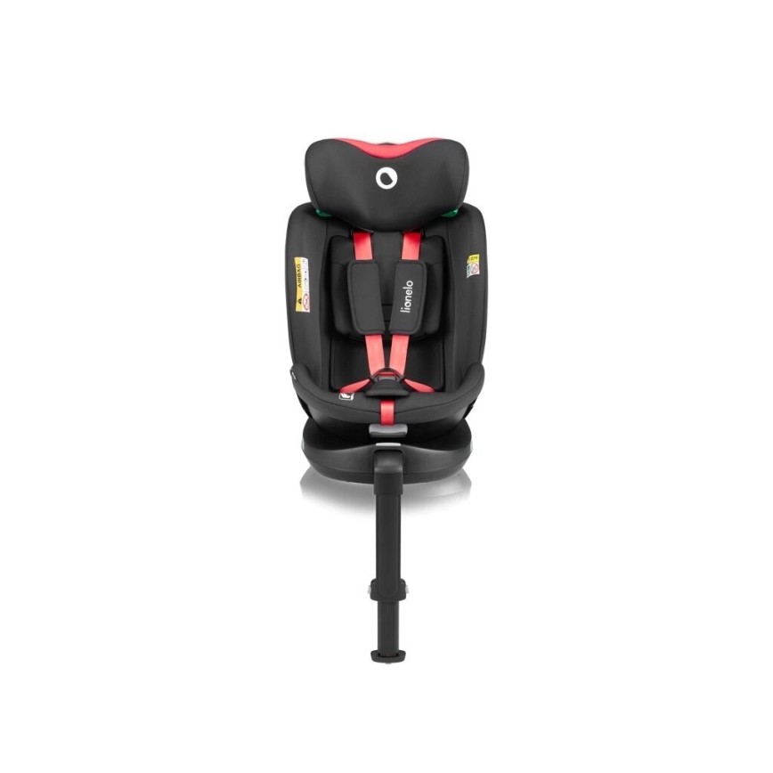 Lionelo - Auto sedište sa bazom rotirajuća NAVY i-Size 40-150 cm crno/crveno