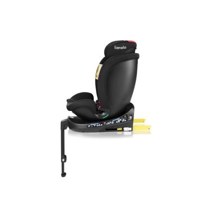 Lionelo - Auto sedište sa bazom rotirajuća NAVY i-Size 40-150 cm crno/crveno