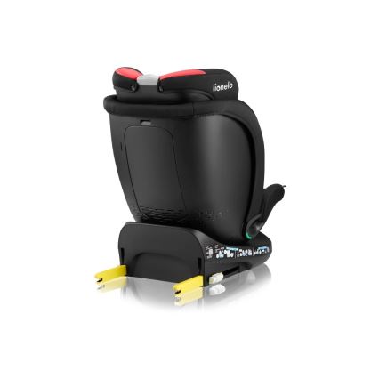 Lionelo - Auto sedište sa bazom rotirajuća NAVY i-Size 40-150 cm crno/crveno
