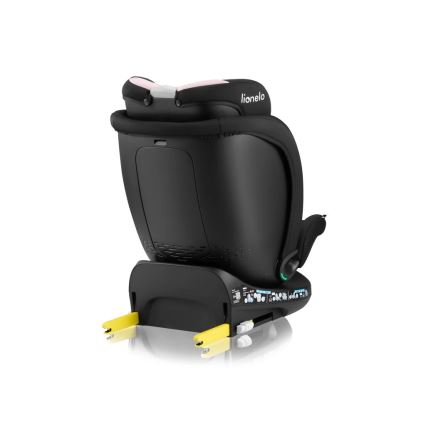 Lionelo - Auto sedište sa bazom rotirajuća NAVY i-Size 40-150 cm crno/roze