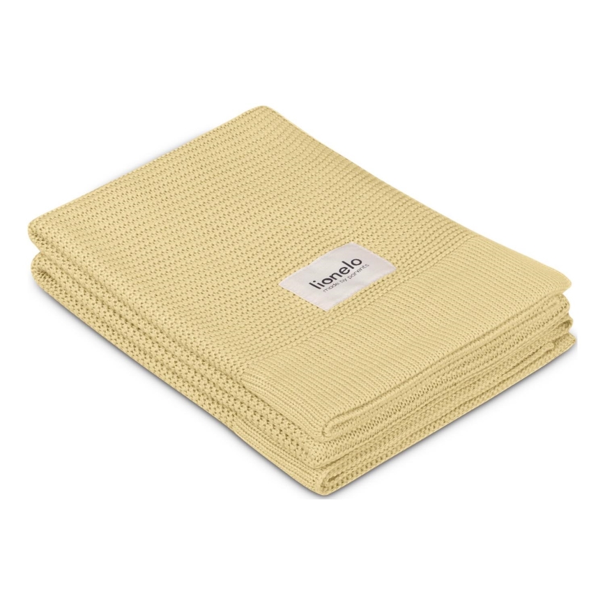Lionelo - Bambuski pokrivač BAMBOO BLANKET 75x100 cm Limun-žuta