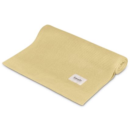 Lionelo - Bambuski pokrivač BAMBOO BLANKET 75x100 cm Limun-žuta