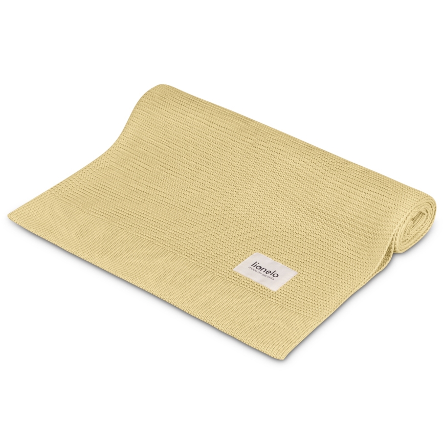 Lionelo - Bambuski pokrivač BAMBOO BLANKET 75x100 cm Limun-žuta