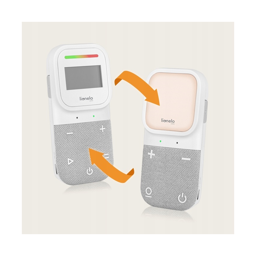 Lionelo - Bežični punjivi audio monitor za bebe BABYLINE 2.3 5V