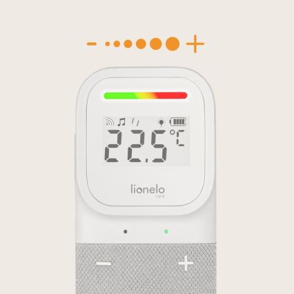 Lionelo - Bežični punjivi audio monitor za bebe BABYLINE 2.3 5V
