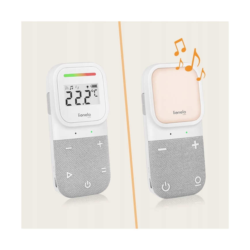 Lionelo - Bežični punjivi audio monitor za bebe BABYLINE 2.3 5V