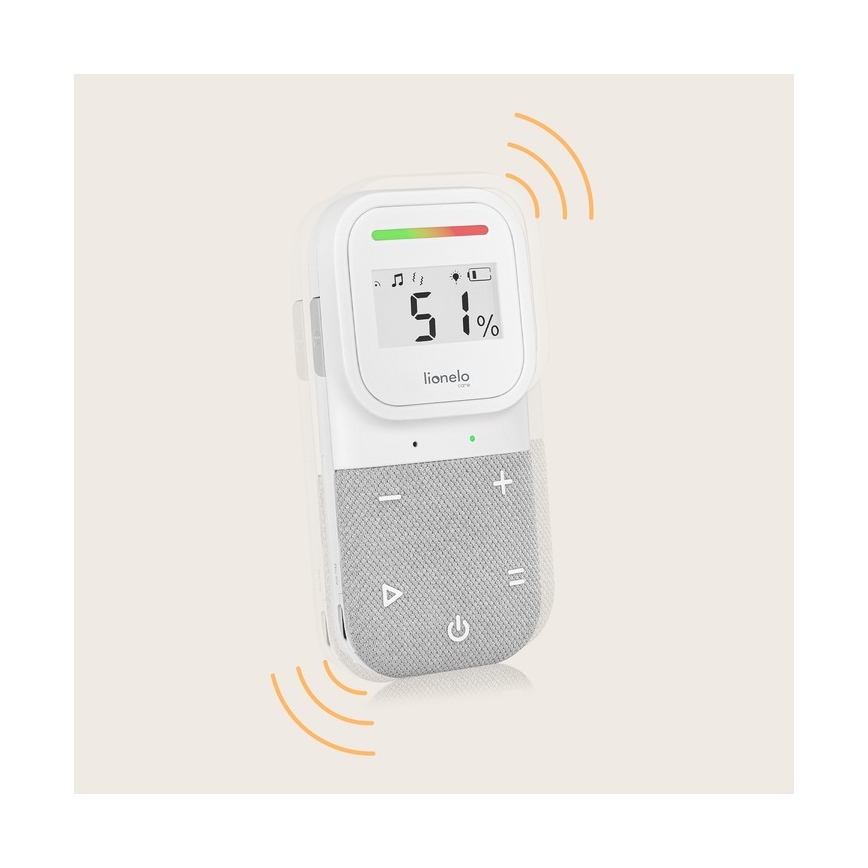 Lionelo - Bežični punjivi audio monitor za bebe BABYLINE 2.3 5V