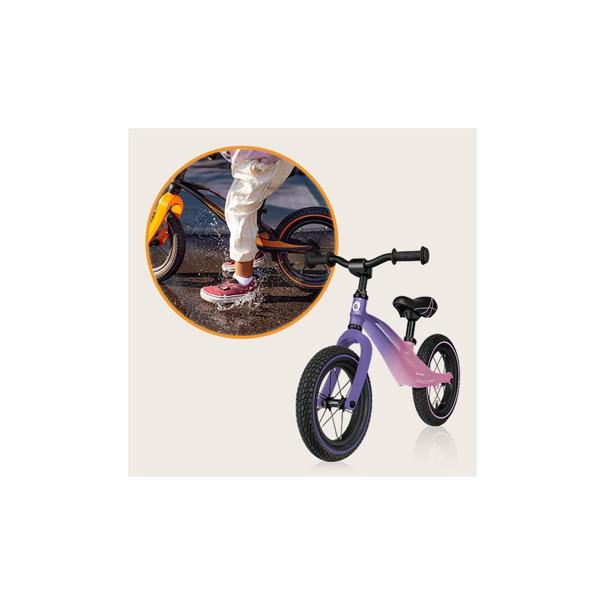 Lionelo - Bicikl bez pedala BART AIR ljubičasta/ružičasta