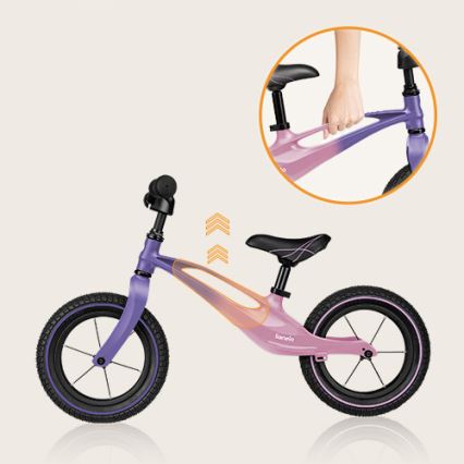 Lionelo - Bicikl bez pedala BART AIR ljubičasta/ružičasta