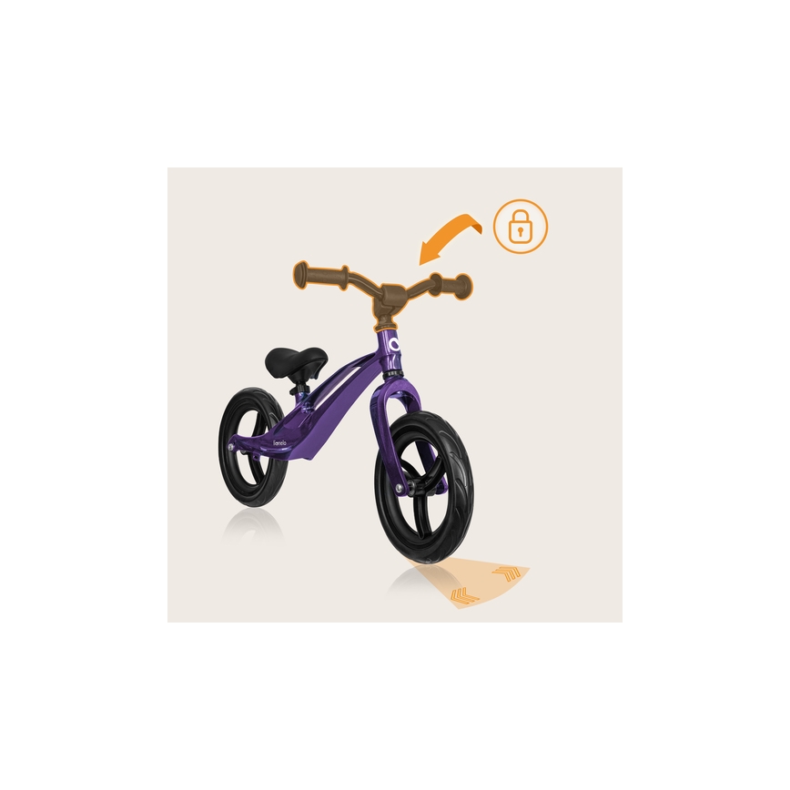 Lionelo - Bicikl bez pedala BART, ljubičasti