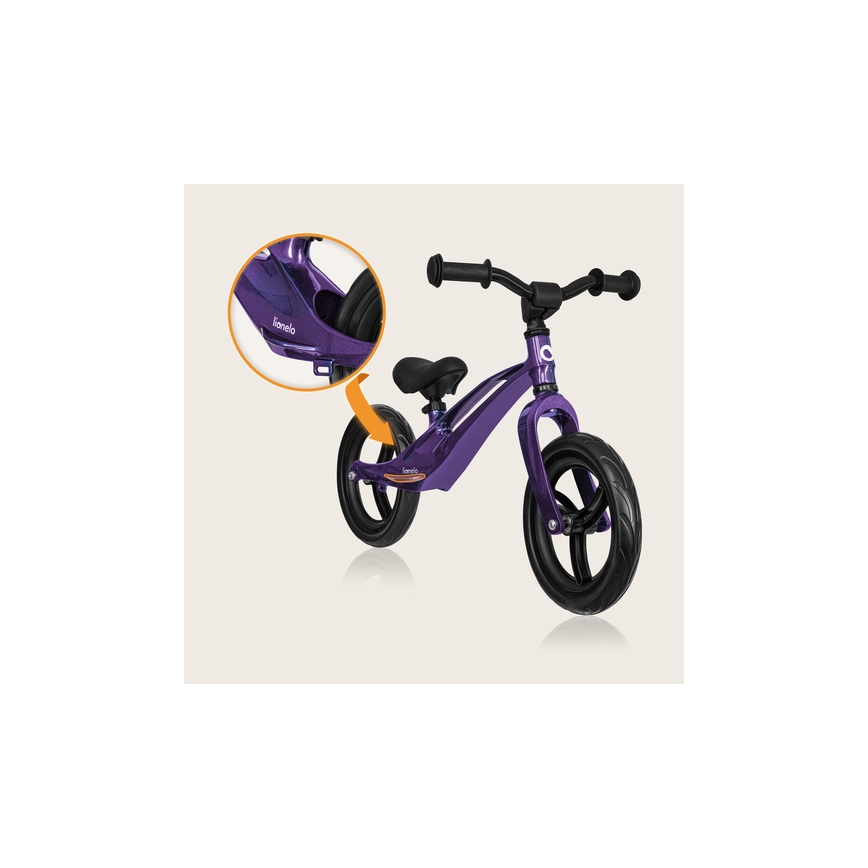 Lionelo - Bicikl bez pedala BART, ljubičasti