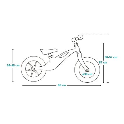 Lionelo - Bicikl bez pedala BART, ljubičasti
