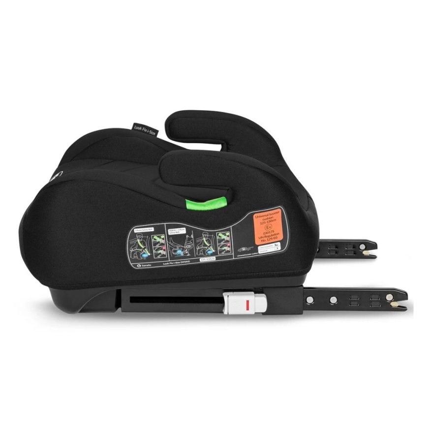 Lionelo - Booster auto sedište LUUK FIX i-Size 125-150 cm crno