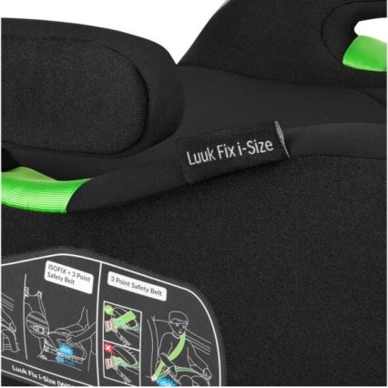 Lionelo - Booster auto sedište LUUK FIX i-Size 125-150 cm crno