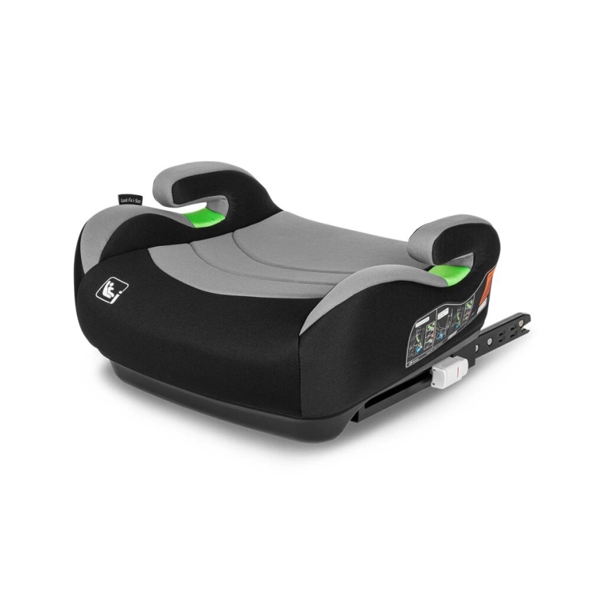 Lionelo - Booster auto sedište LUUK FIX i-Size 125-150 cm crno/sivo