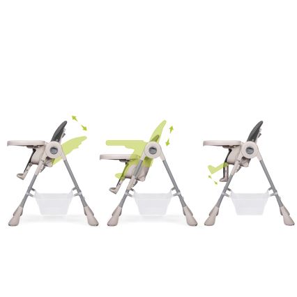 Lionelo - Dečija hranilica ZANNA siva