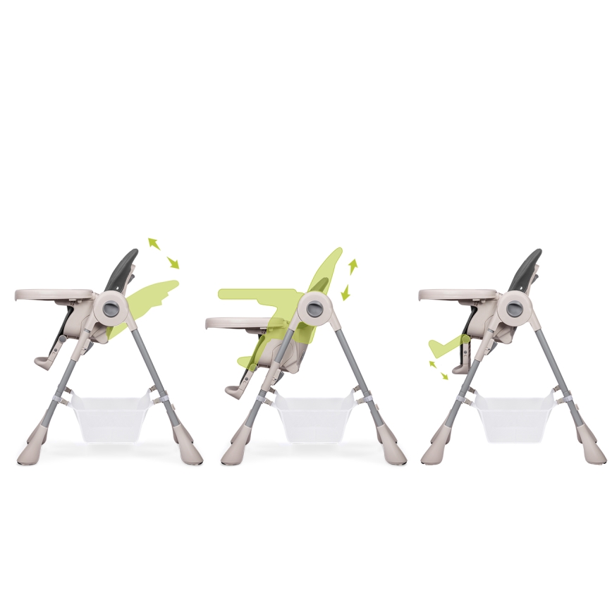 Lionelo - Dečija hranilica ZANNA siva