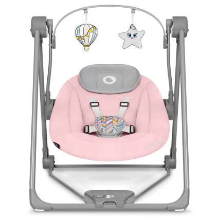 Lionelo - Dečija ležaljka OTTO 4xLR14 Pink Baby