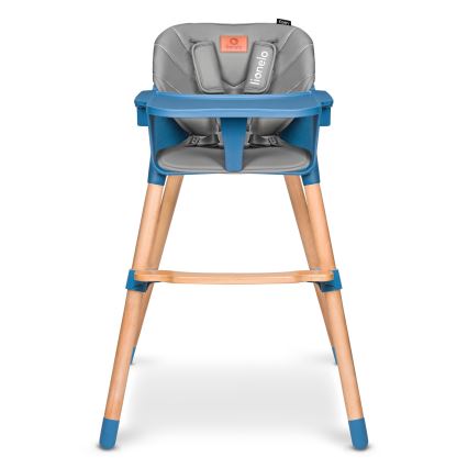 Lionelo - Dečija stolica za hranjenje 2u1 KOEN Blue Sky