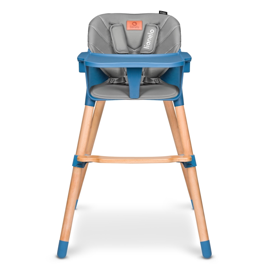Lionelo - Dečija stolica za hranjenje 2u1 KOEN Blue Sky