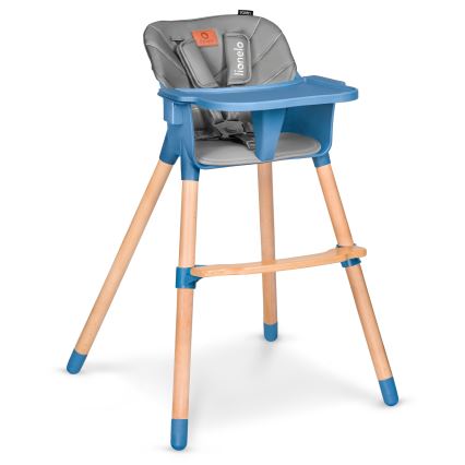 Lionelo - Dečija stolica za hranjenje 2u1 KOEN Blue Sky