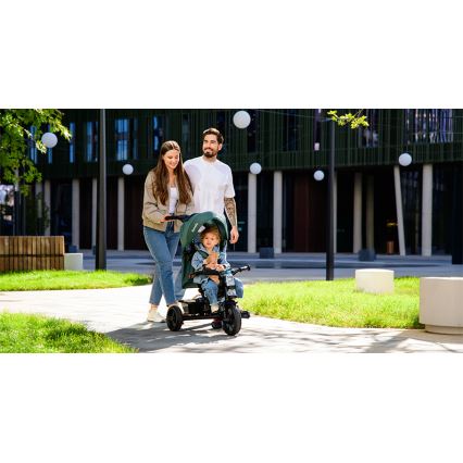 Lionelo - Dečiji tricikl HAARI zelena/crno