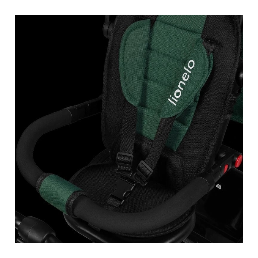 Lionelo - Dečiji tricikl HAARI zelena/crno